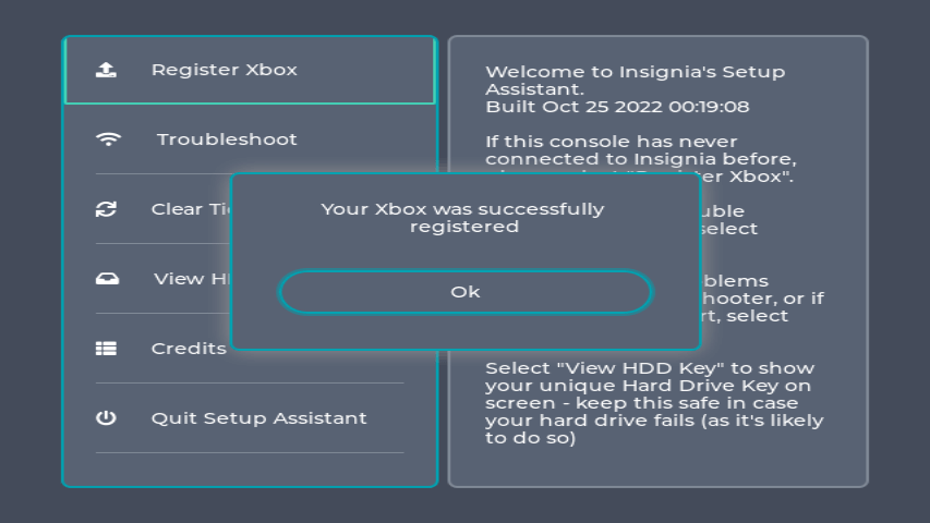 Xbox update best sale screen code